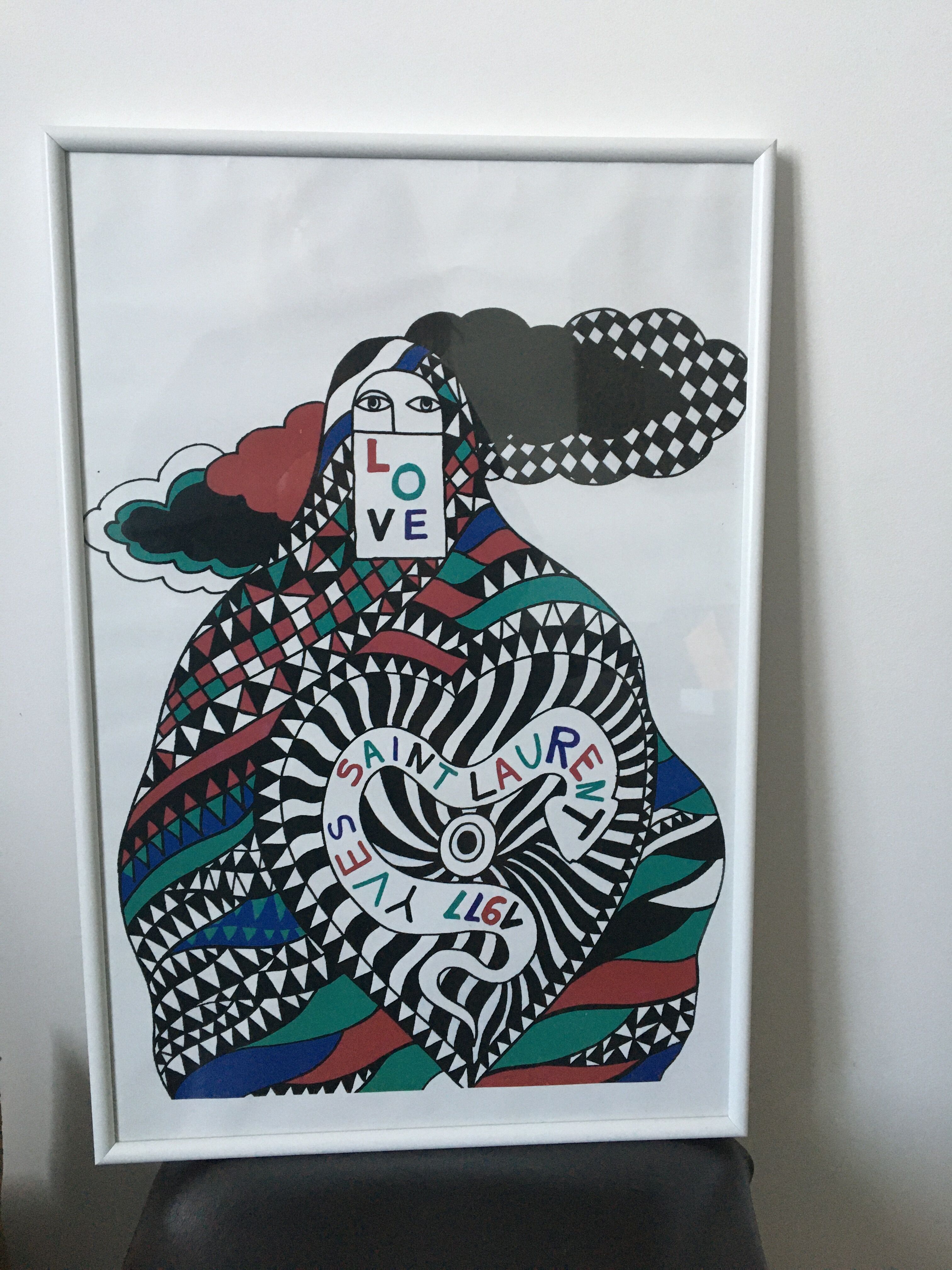 Poster by Yves Saint Laurent