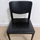 Set of 6 Matteo Grassi chairs in black leather – Italian design
