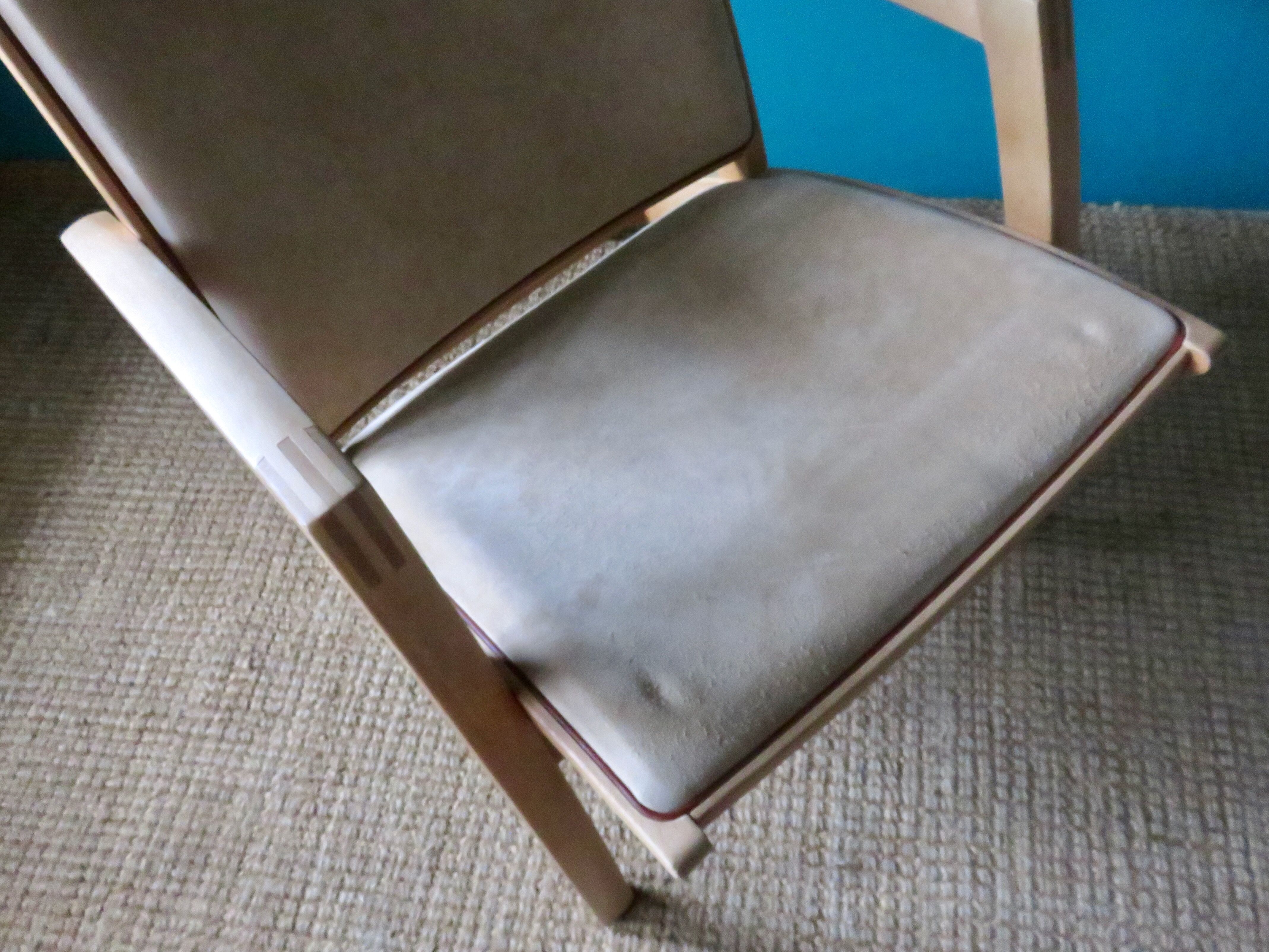 Paire de fauteuils de bill potter pour vejle møbel fabrik. danemark 2000