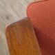 Fauteuil vintage scandinave en teck 1960