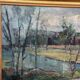 Swedish Oil on Canvas – “Obscured by Trees” by Hugo Carlberg
