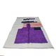 Handmade purple wool Berber rug 250 x 150 cm