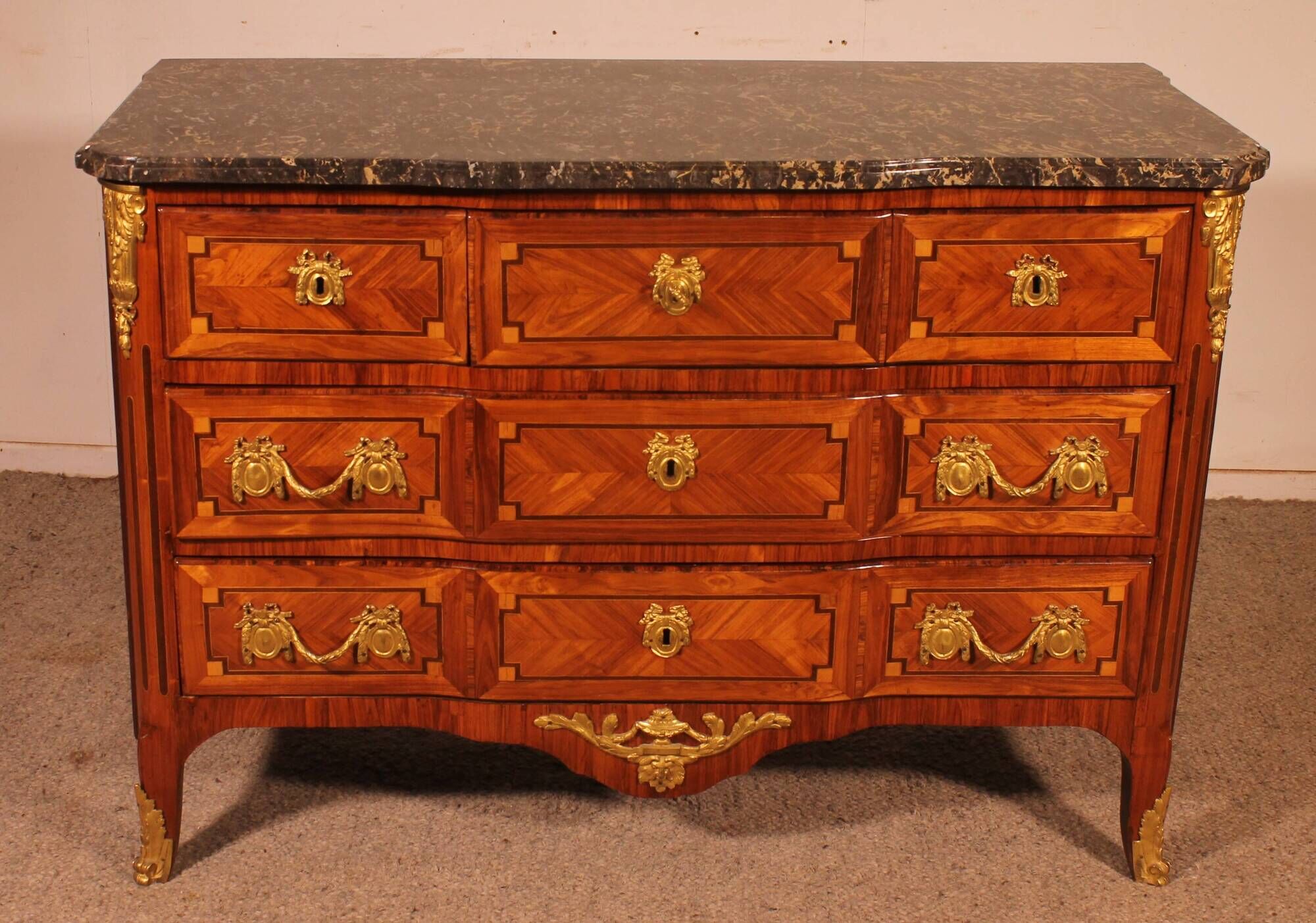 transitional period commode stamped Lardin - 18th century