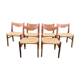 Suite of 6 chairs by Arne Wahl Iversen for Glyngøre Stolefabrik 60s