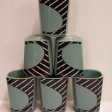 Set of memphis 6 cups dorothy hafnerfor rosenthal