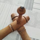 Porte manteau ancien en bambou vintage