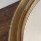 Miroir circulaire en plastique, brun fumé, années 70