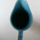 Vase céramique émaillé bleu