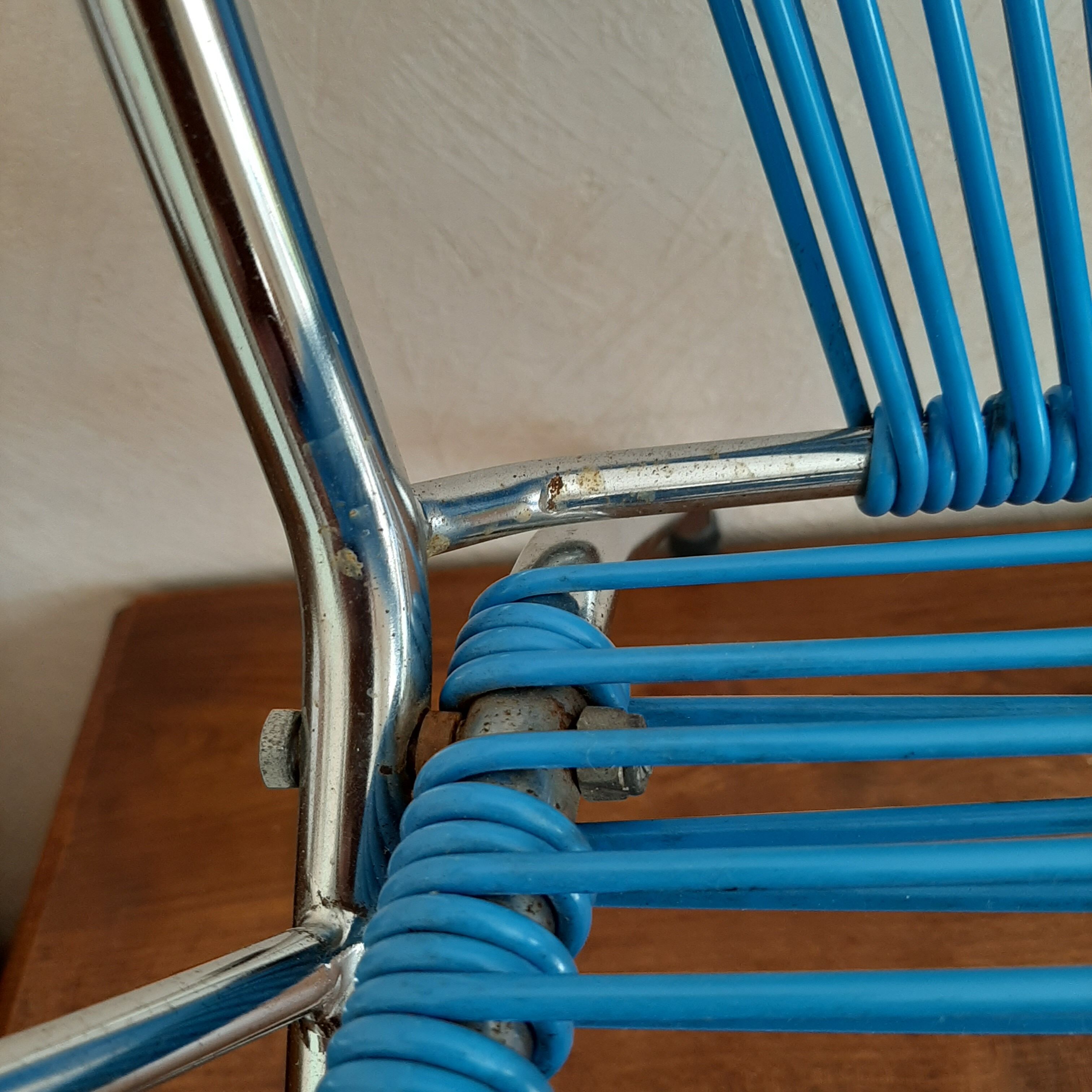 Scoubidou children's chair