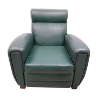 Leather armchair signed ergy