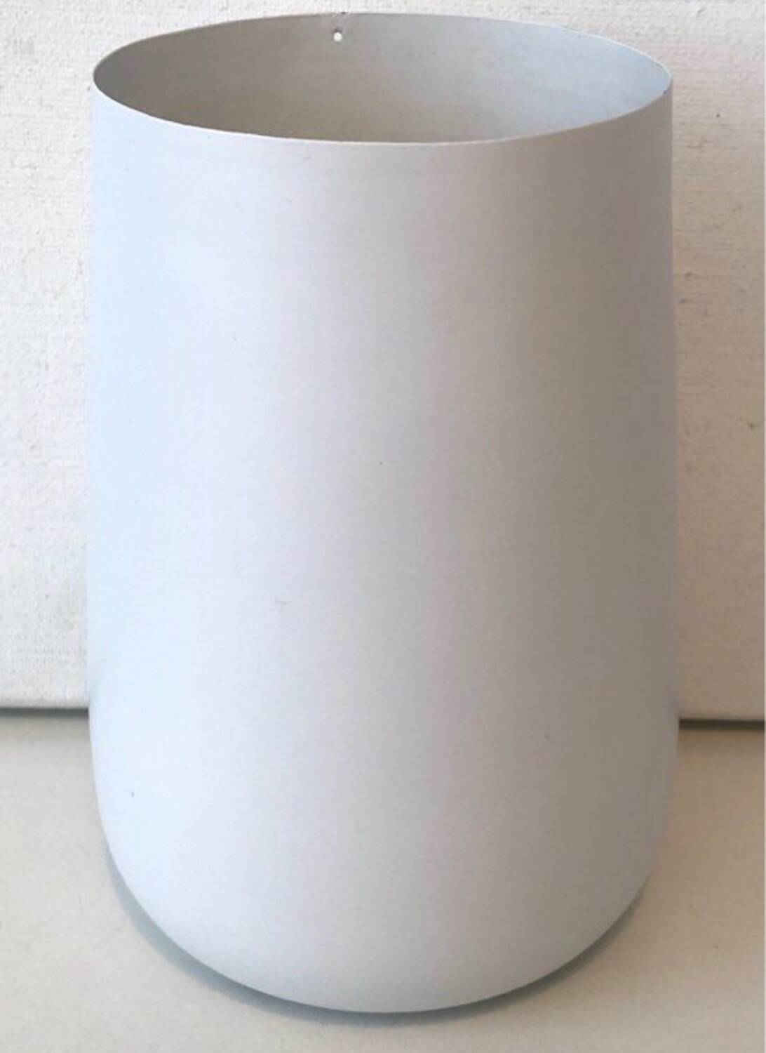 White Metal Vase