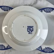 Set of 3 deep plates Sarreguemines Capri Casino