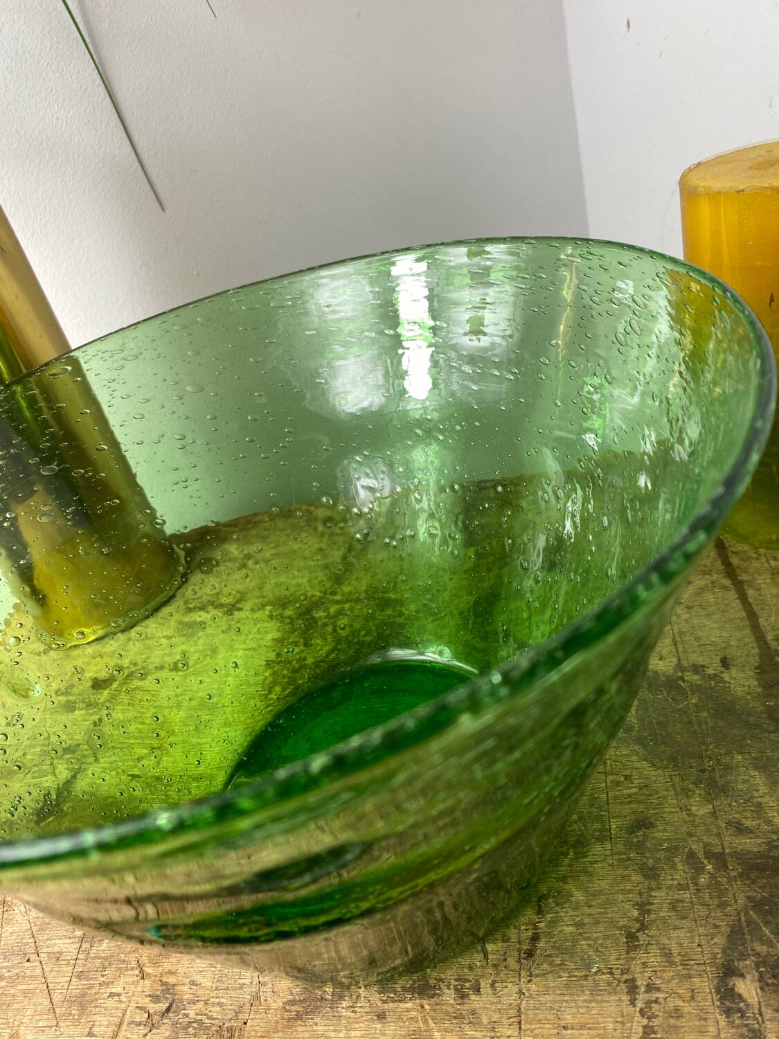 Saladier en verre bullé Biot