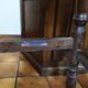 Wooden bar + 3 wooden stool and black skaï of the brand macorest