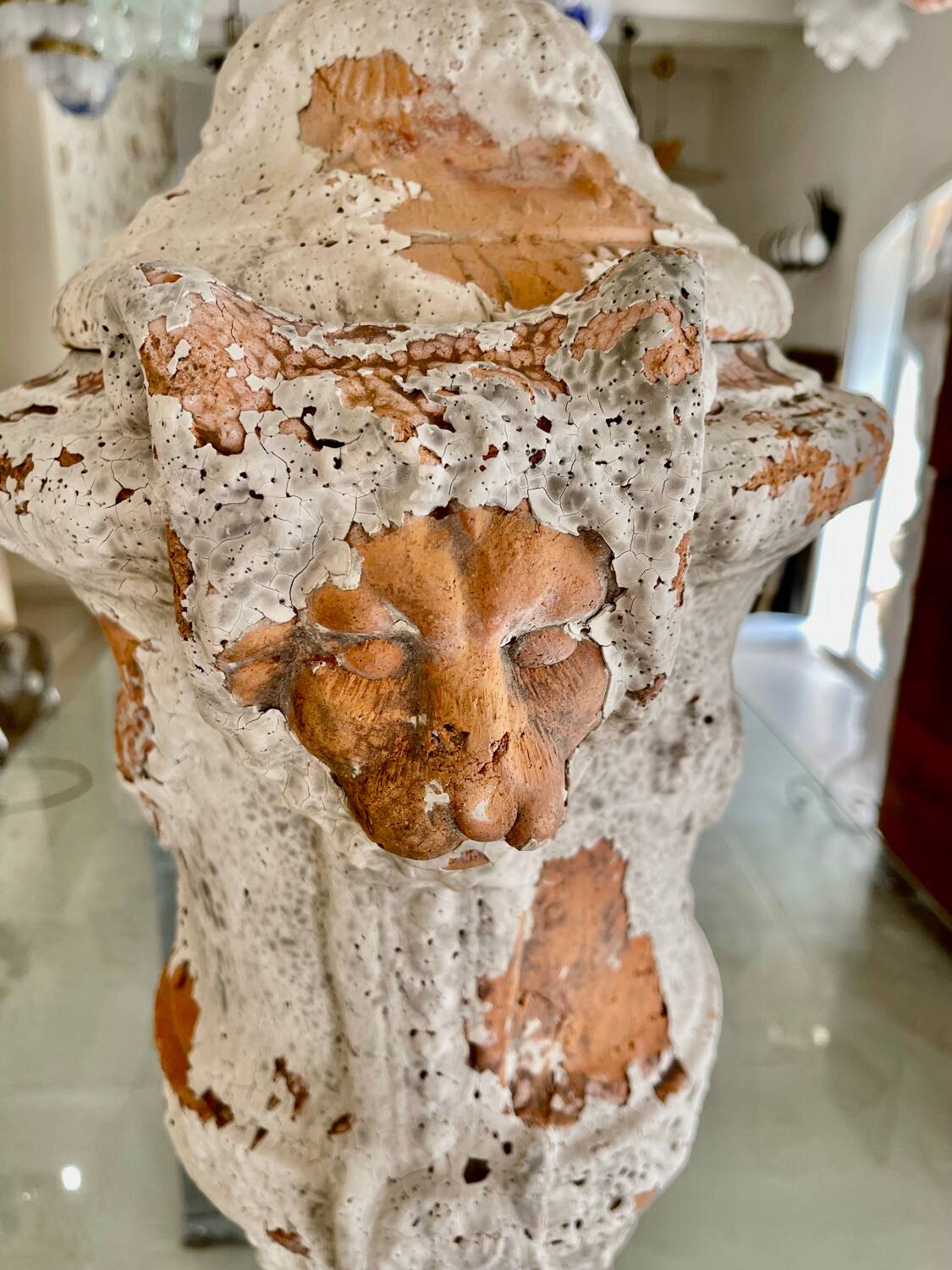 Pair of terracotta vase urns, Spain 19th century