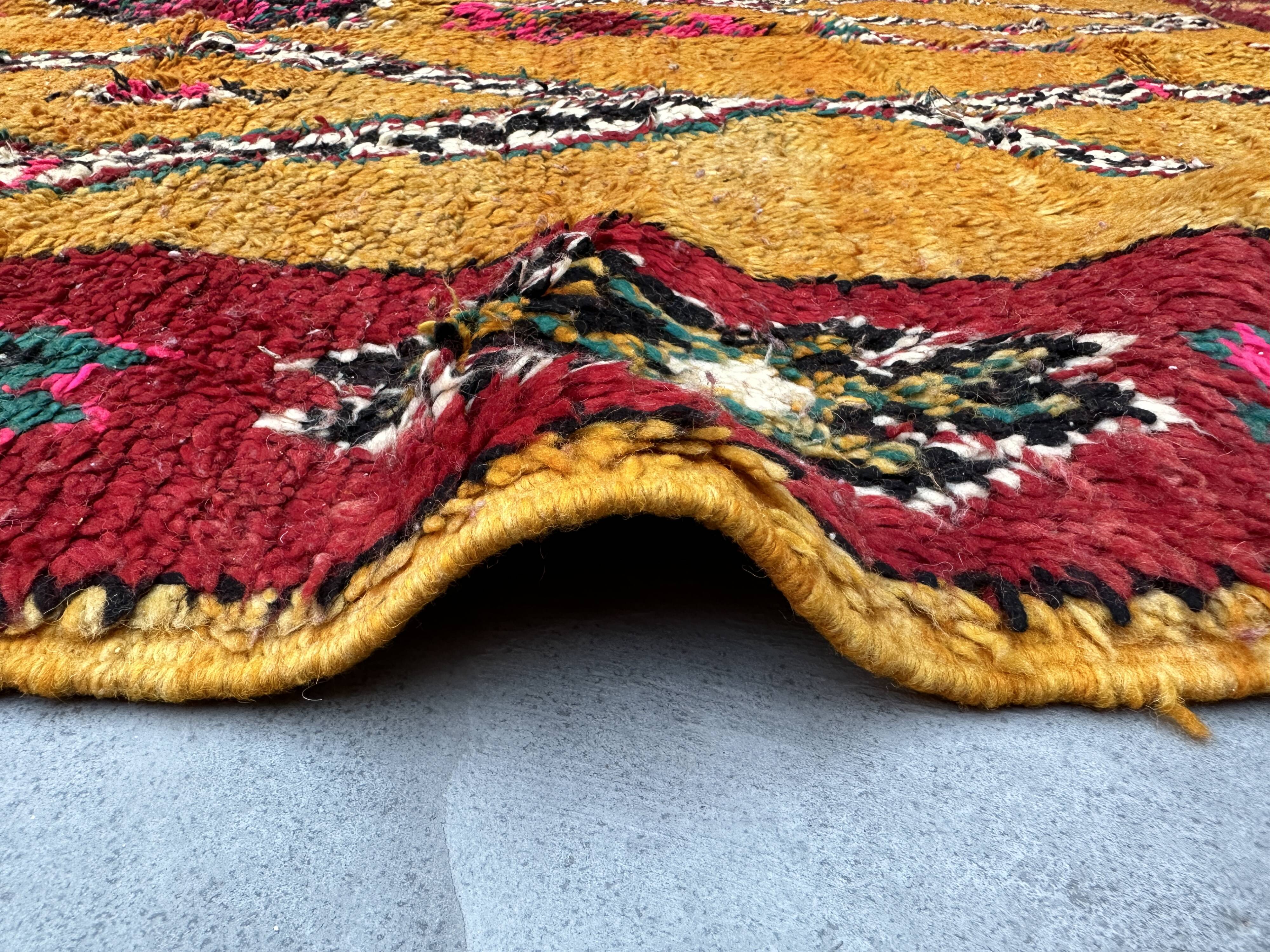 Colorful Taznakht Moroccan rug - 350 x 195 cm