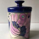 Vintage ceramic covered pot