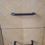 Singer sewing machine cabinet transformed into office 50s/60s