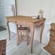 Antique oak side table in Louis XV style