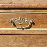 Low country sideboard, solid wood, stylized, late 18th century.