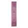 1970s Turkish Handmade Pink Diamond Wool Runner Rug 78x384