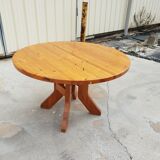 Extendable pine dining table 1970