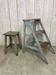 Stool and workshop step ladder set