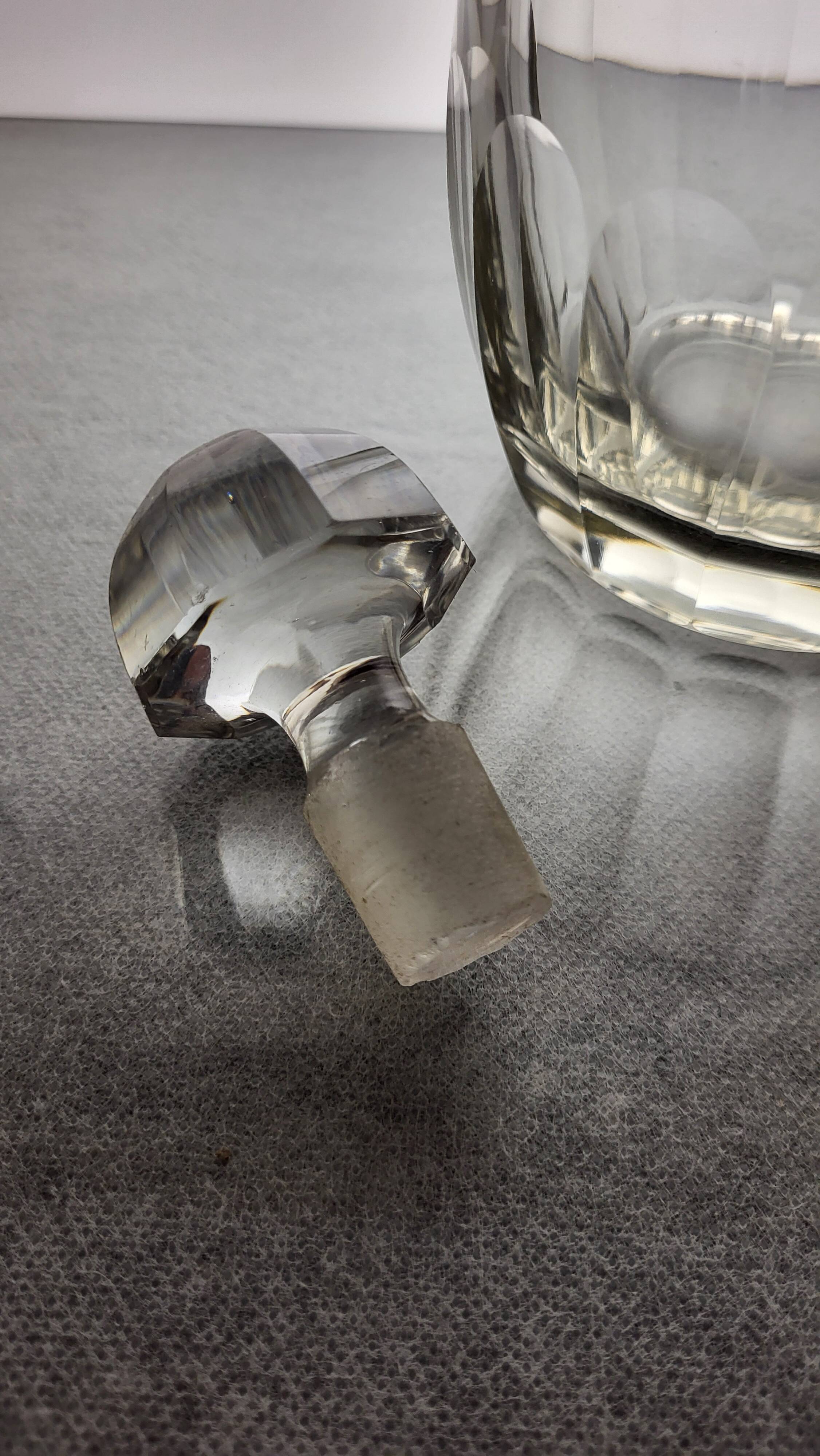 Carafe en cristal Déb. XXème