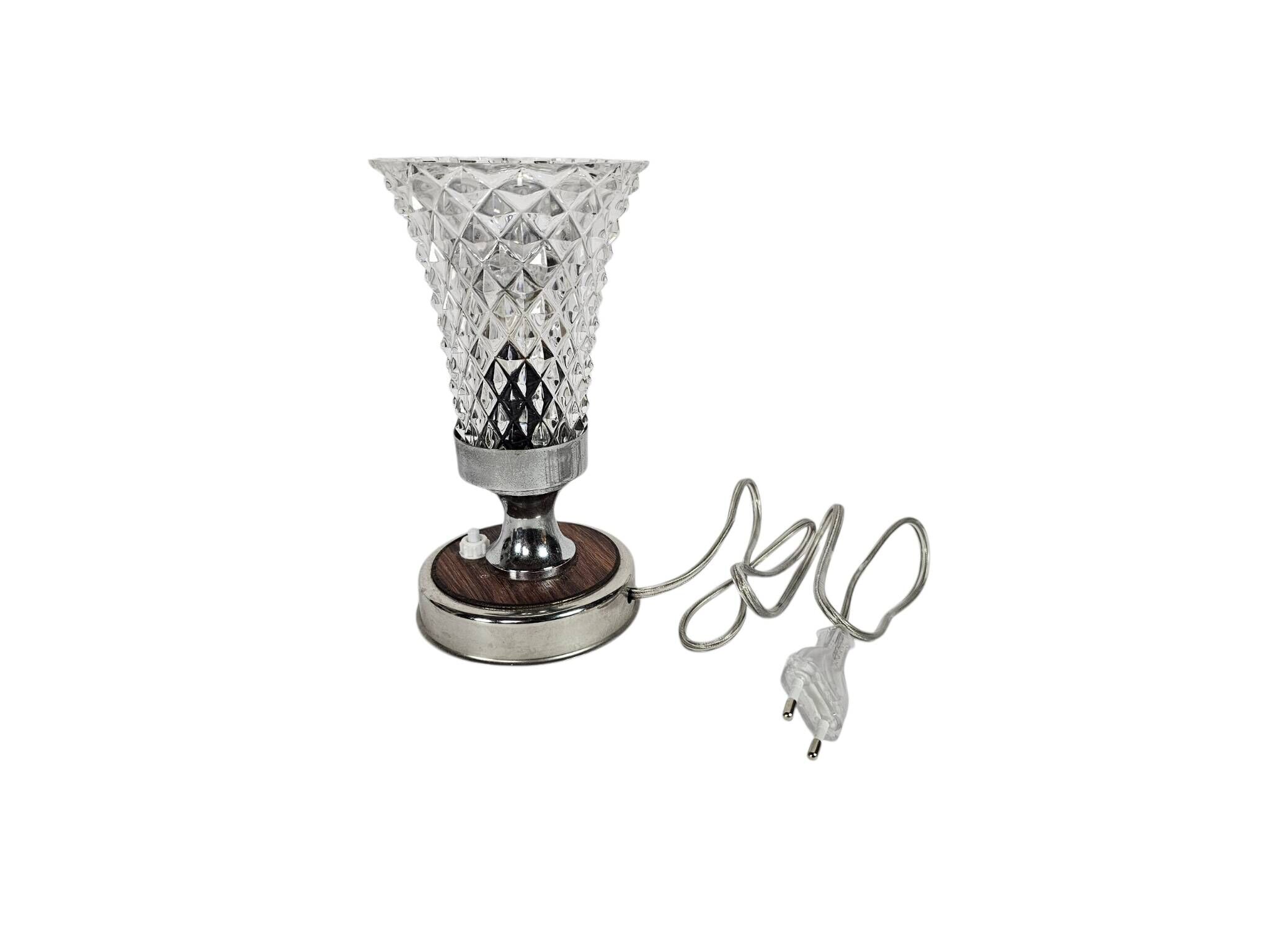 Vintage - Mid Century Modern - Chalice lamp - crystal - Italy - 60's