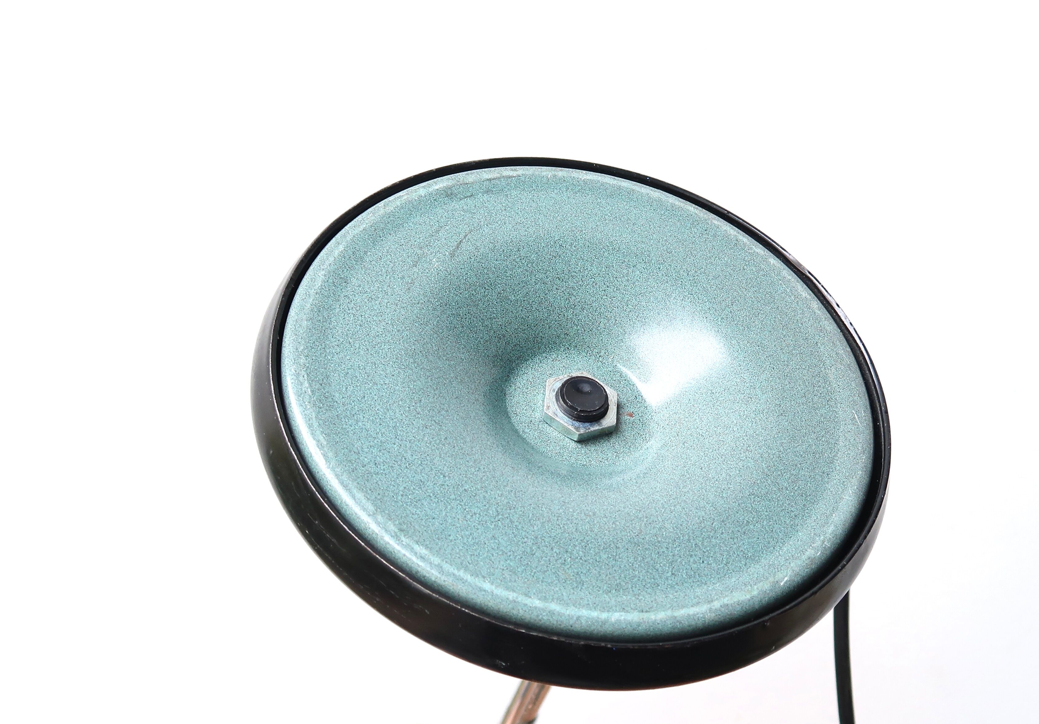 Black articulated desk lamp Aluminor, 60s