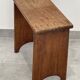 Lace bench in natural wood folk art, quite high