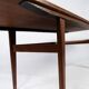 Table basse en teck avec étagère, de design danois des années 1960