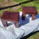 Brutalist stools