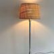 XL table lamp, chromed metal, France 1920