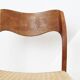 Niels O. Møller No. Dining Chairs No.71 for J. L Moller, Set of 3
