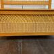 Vintage 1960s rattan toy chest