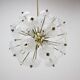 Unique set of four design Space Age dandelion / Sputnik chandeliers, 1970s