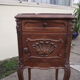 Louis XV style bedside table Walnut beginning 20 eme