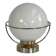 brass wall light from the 50s