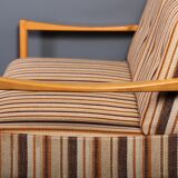 Oak wood butterfly daybed sofa 60s