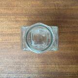 Vintage German glass vase model on the rocks by Lars Hellsten for Walther Glas, 1970s.