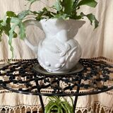 Wrought iron plant holder table from the 1950s