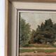Vintage Original River Landscape Oil Painting: Framed Countryside Art