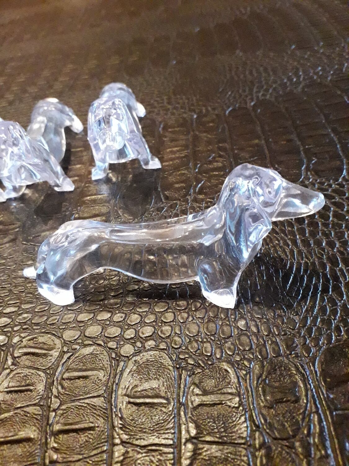 Vintage dachshund knife holder