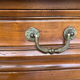 Louis XV low chest of drawers with three drawers