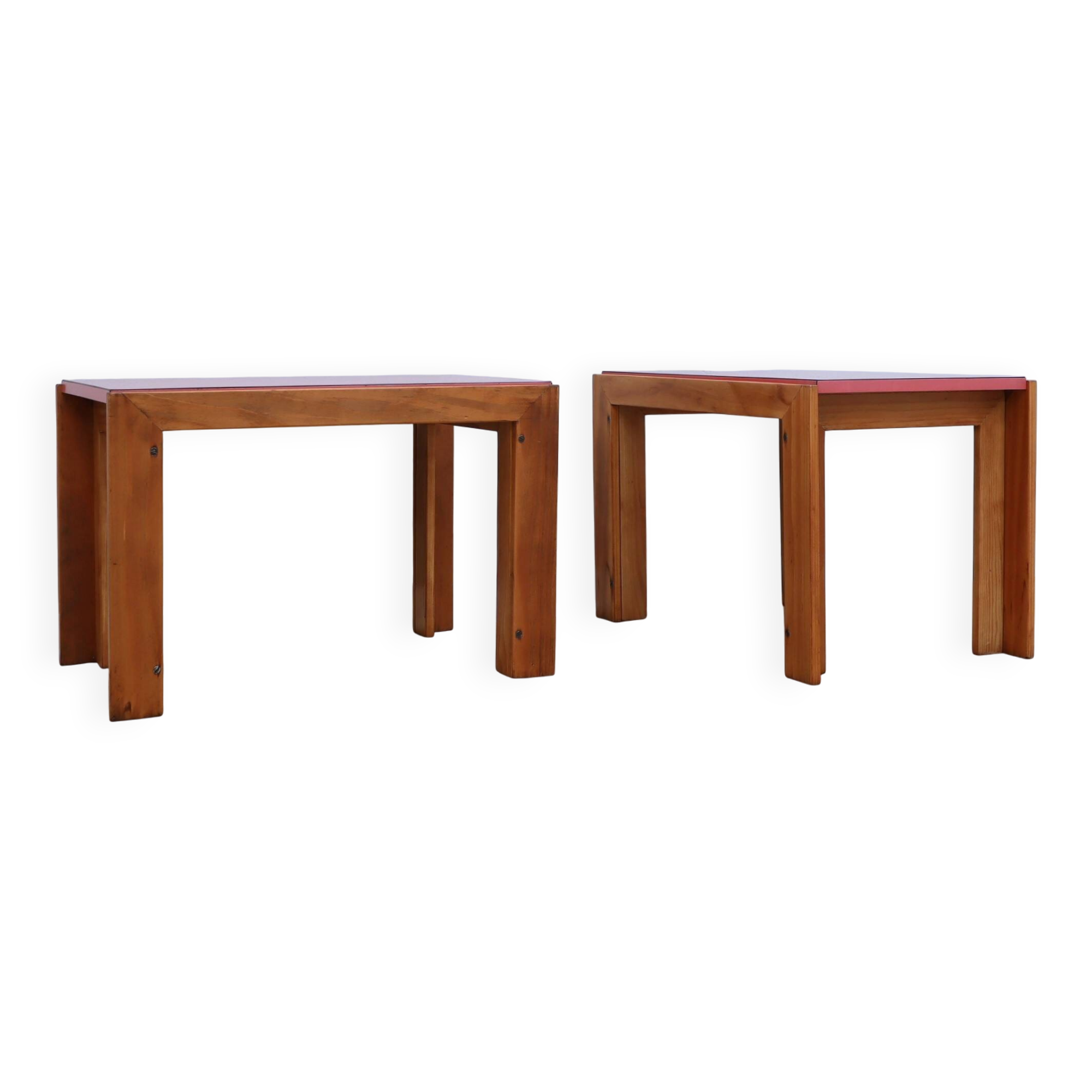 Afra & Tobia Scarpa Mod. 778 coffee tables for Cassina 1970s