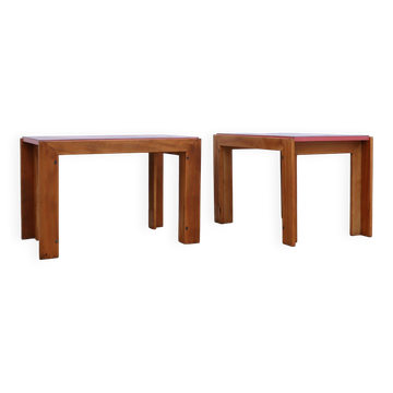 Afra & Tobia Scarpa Mod. 778 coffee tables for Cassina 1970s