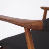 Armchair Erik Kirkegaard, 1960s Denmark, Vintage, Teak, for manufacturer Glostrup