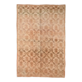 Brown beige vintage rug 325x218cm
