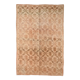 Brown beige vintage rug 325x218cm